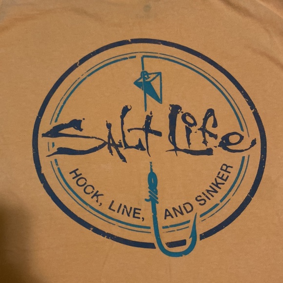 Salt Life T-shirt Size L - Picture 2 of 4